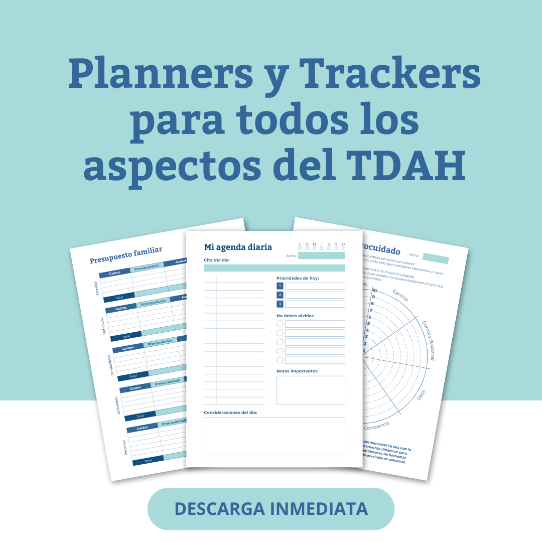 Planners Imprimibles para el TDAH - Más de 100 Planners y Trackers