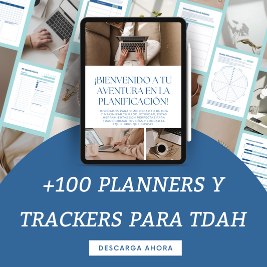 Planners Imprimibles para el TDAH - Más de 100 Planners y Trackers